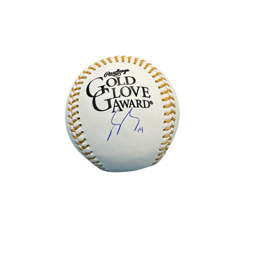 Patrick Bailey Autographed Gold Glove Logo Baseball