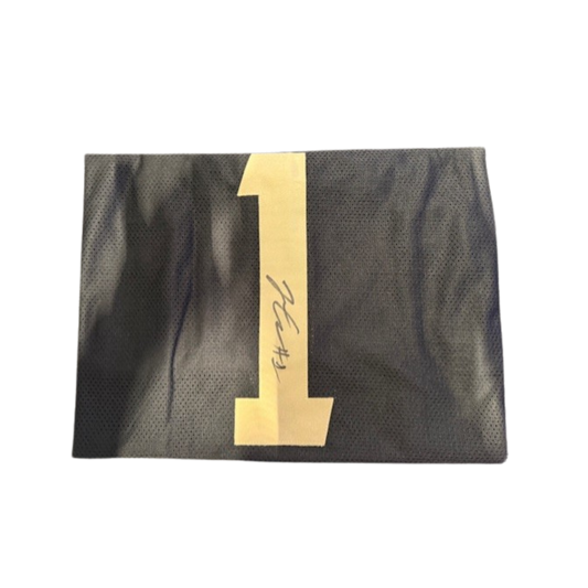 Jonah Coleman Autographed Black Custom Jersey