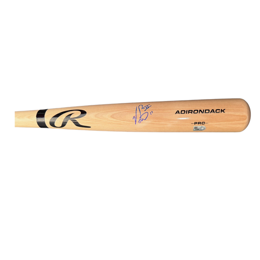 Victor Scott Autographed Blonde Rawlings Bat