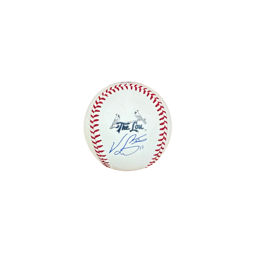 Victor Scott Autographed The Lou Logo Baseball