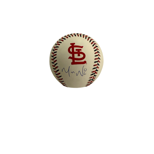Masyn Winn Autographed STL Logo Baseball
