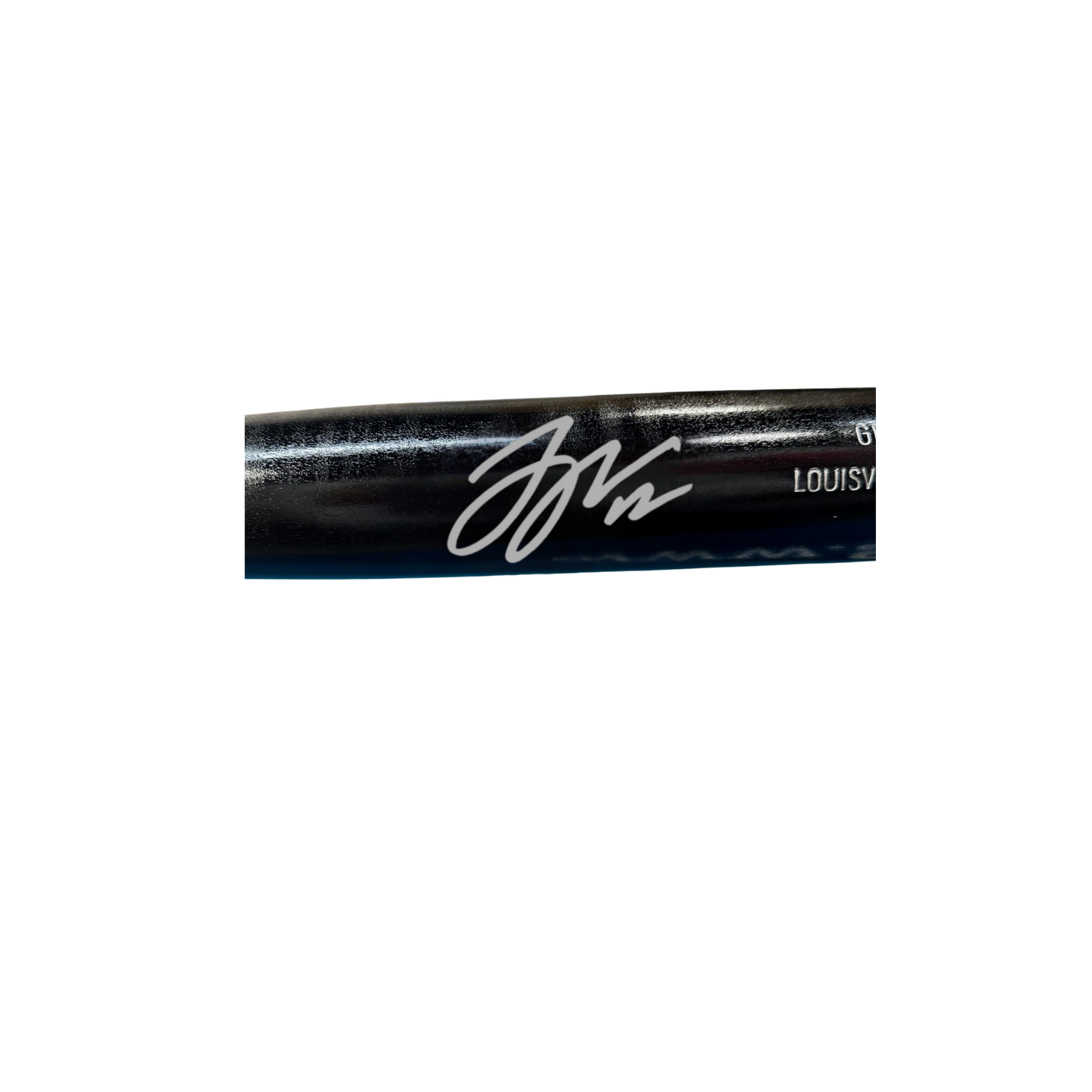 Logan Webb Autographed Black Bat - (PRESALE)