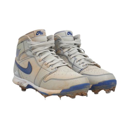 Mookie Betts Authentic Game-Used Gray Jordan Brand Cleats vs. Colorado Rockies on June 24, 2025