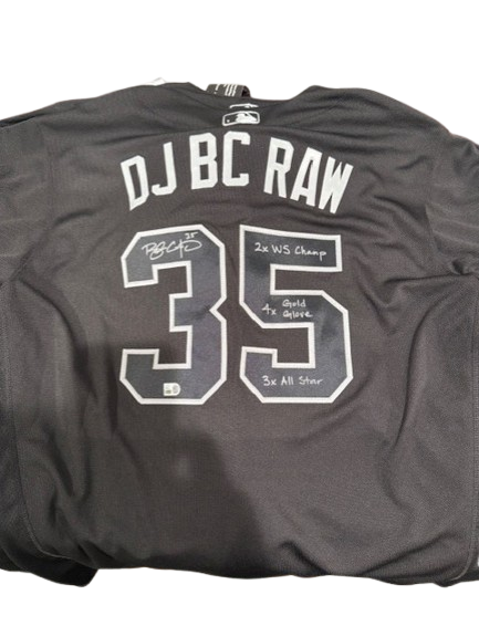 Brandon Crawford Autographed "2x WS Champ, 4x Gold Glove, 3x All-Star" Black Players Weekend Authentic Jersey