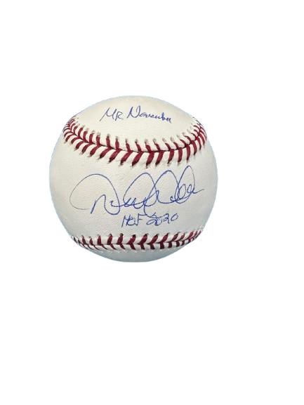 Derek Jeter Autographed "HOF 2020" "Mr. November" American League Baseball