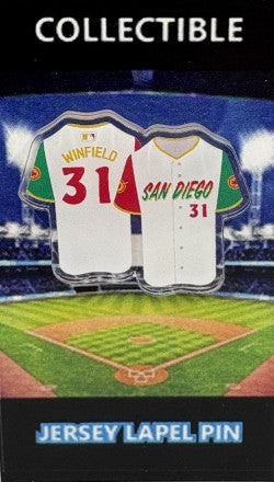 Dave Winfield Acrylic Jersey Lapel Pin