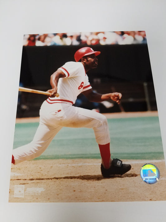 UNSIGNED Joe Morgan (batting) 8x10