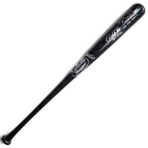 Derek Jeter Autographed Louisville Slugger Game Model Black Bat with "HOF 2020" Inscription