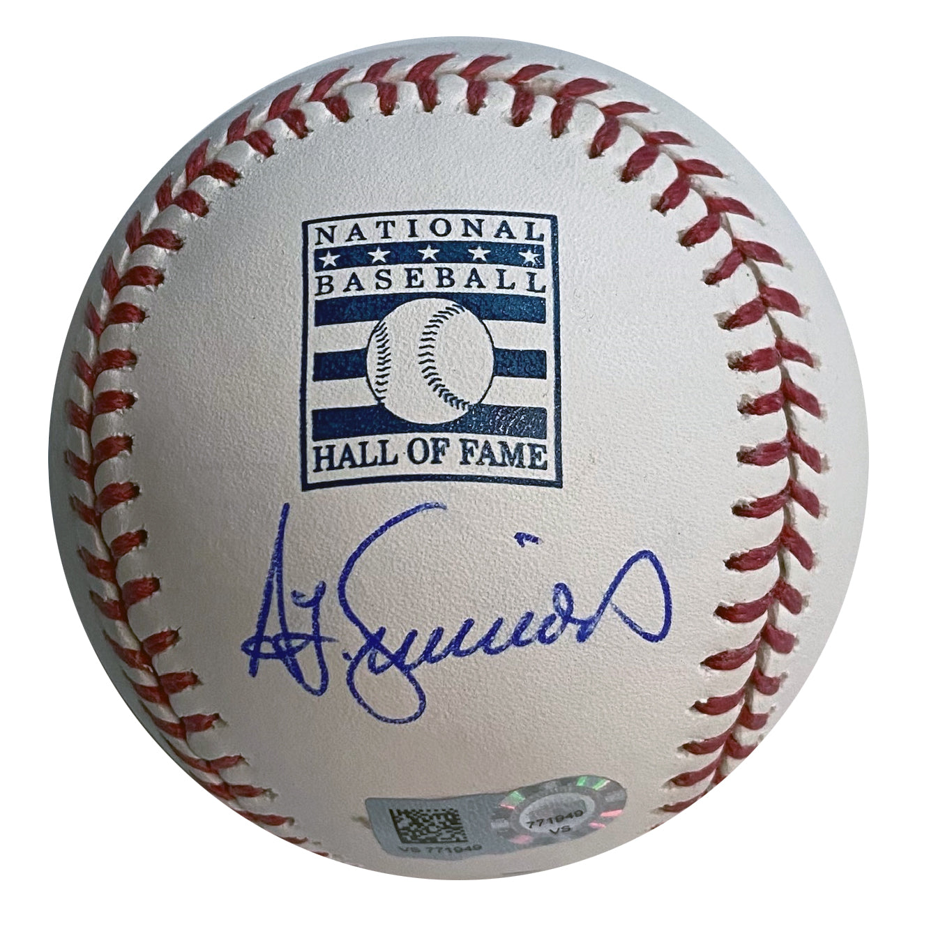 Ted Simmons Autographed HOF Logo Baseball