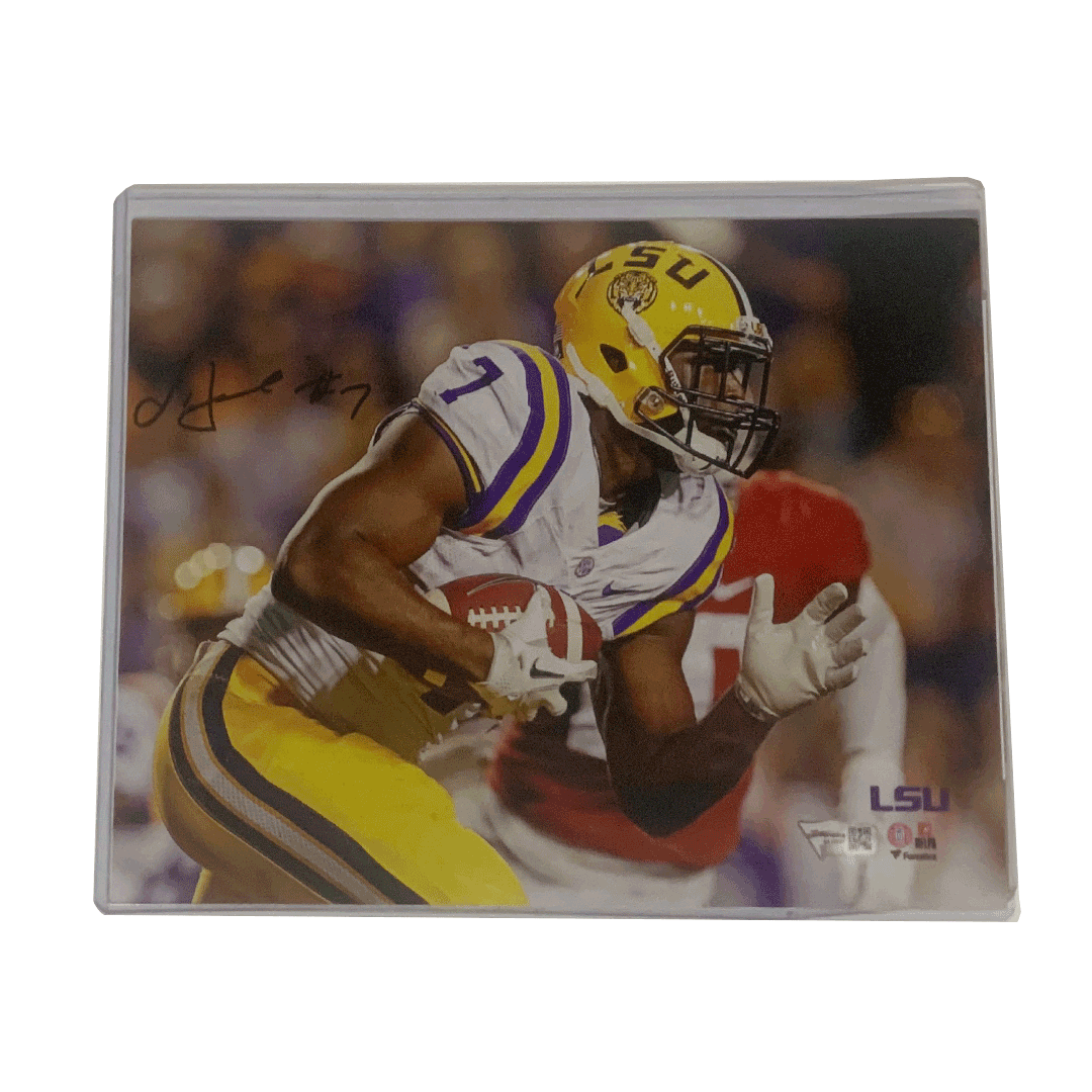 Leonard Fournette Autographed LSU 8x10