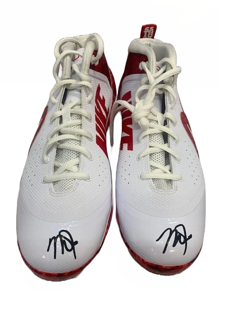 Mike Trout Autographed Cleats - Home Collection