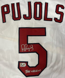 Albert Pujols Autographed "The Machine" Cardinals Authentic Jersey