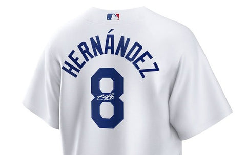 Kiké Hernandez Autographed Dodgers Replica Jersey