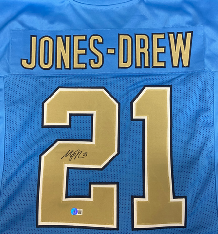 Maurice Jones-Drew Autographed California Blue and Gold Custom Jersey