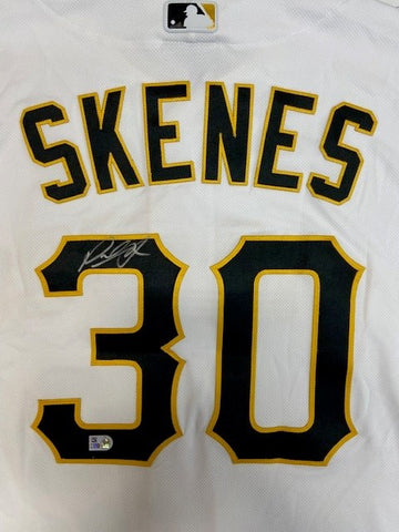 Paul Skenes Autographed Pirates Authentic White Jersey - Presale