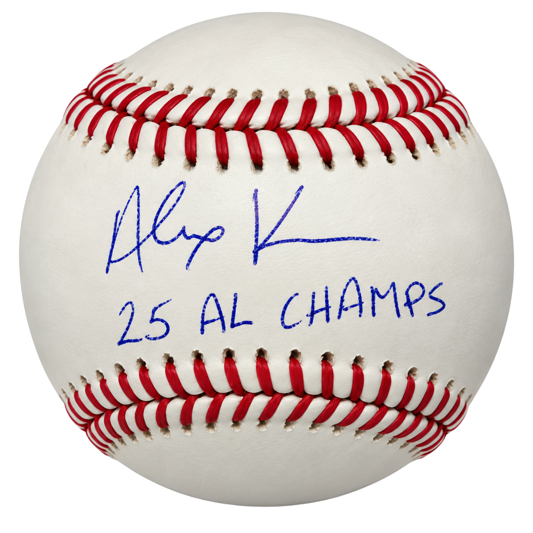Alejandro Kirk Autographed "25 AL CHAMPS" Baseball