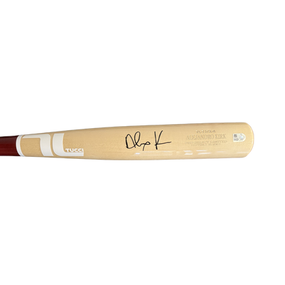 Alejandro Kirk Autographed Blonde Tucci Game Model Bat