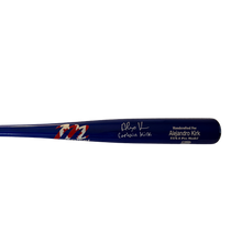 Alejandro Kirk Autographed "Captain Kirk" Blue with Canadian Flag Marucci Logo Game Model Bat