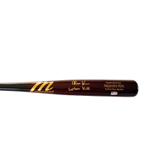 Alejandro Kirk Autographed "Captain Kirk" Cherry Marucci Game Model Bat