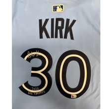 Alejandro Kirk Autographed "2025 AL CHAMPS" Toronto Blue Jays Powder Blue Limited Replica Jersey