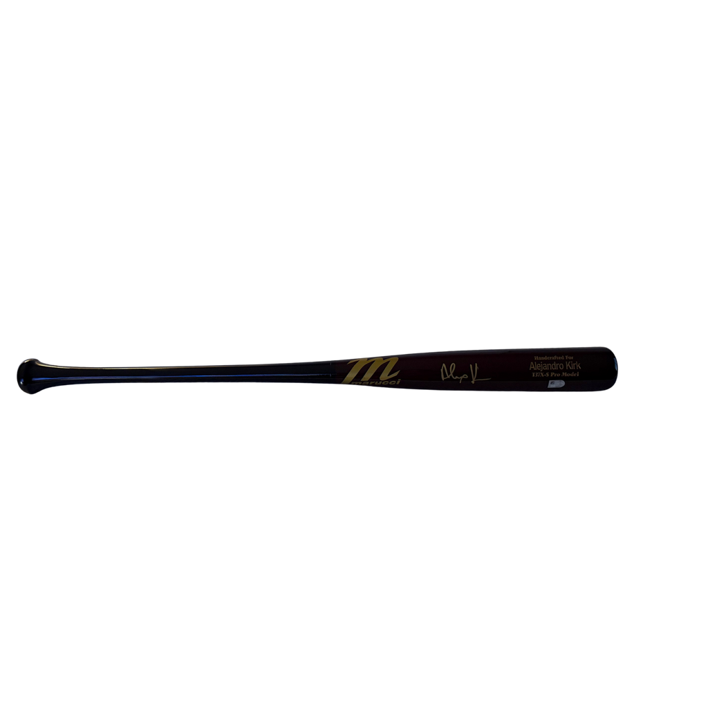 Alejandro Kirk Toronto Blue Jays Autographed Cherry Game Model Bat