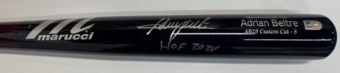 Adrian Beltre Autographed "HOF 2024" Game Model Bat