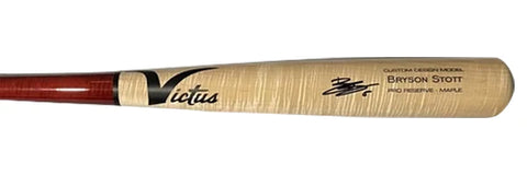 Bryson Stott Autographed Victus Game Model Bat