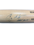 Craig Biggio "HOF 15" Autographed Game Model Louisville Slugger Bat DAMAGED