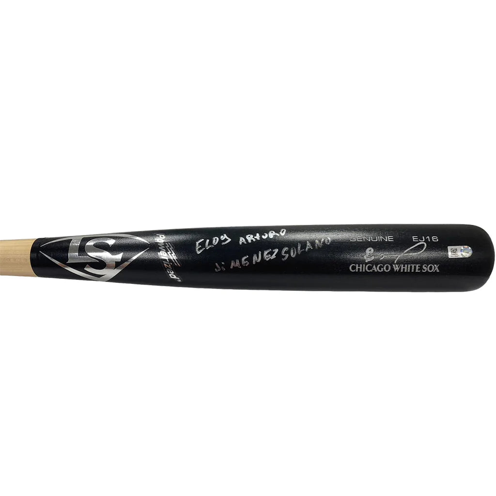 Eloy Arturo Jimenez Solano Autographed Louisville Slugger Game Model Bat