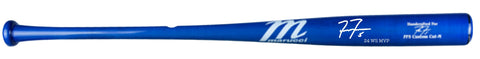 Freddie Freeman Autographed "24 WS MVP" Blue Game Model Bat - Presale