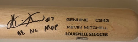 Kevin Mitchell Autographed "1989 NL MVP" Game Model Bat
