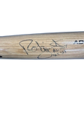 Robin Yount Autographed "82,89 AL MVP" Rawlings Bat DAMAGED