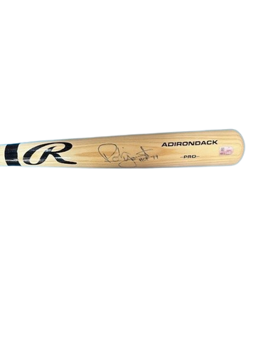 Robin Yount Autographed "HOF 99" Rawlings Bat DAMAGED