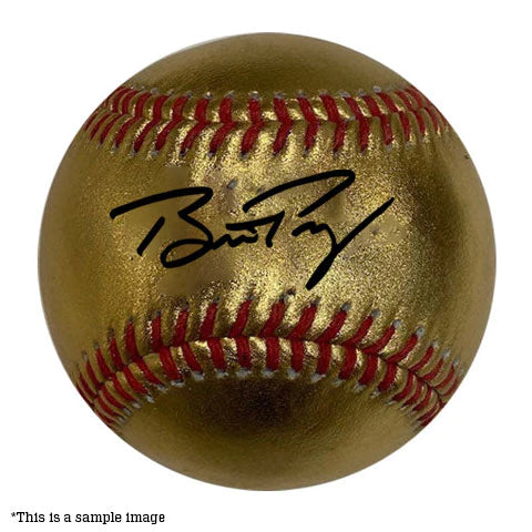 Buster Posey Autographed Gold Baseball