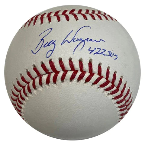Billy Wagner Autographed "422 SVS" Baseball