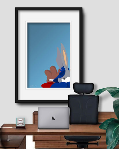 Baseball Bugs - Team Variant CHC Art Print