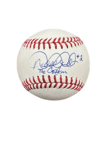 Derek Jeter Autographed ROML Baseball with "The Captain" Inscription