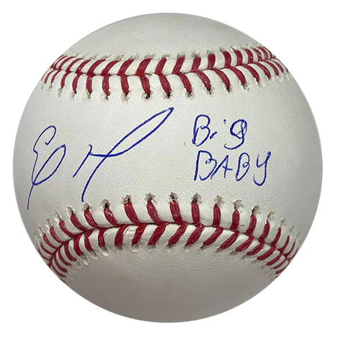 Eloy Jimenez Autographed Baseball with "Big Baby" Inscription