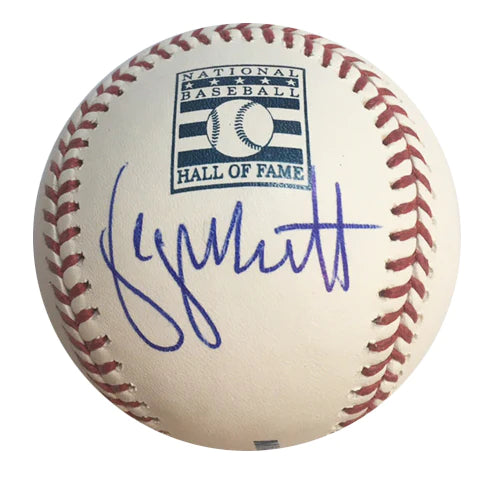 George Brett Autographed HOF Logo Baseball