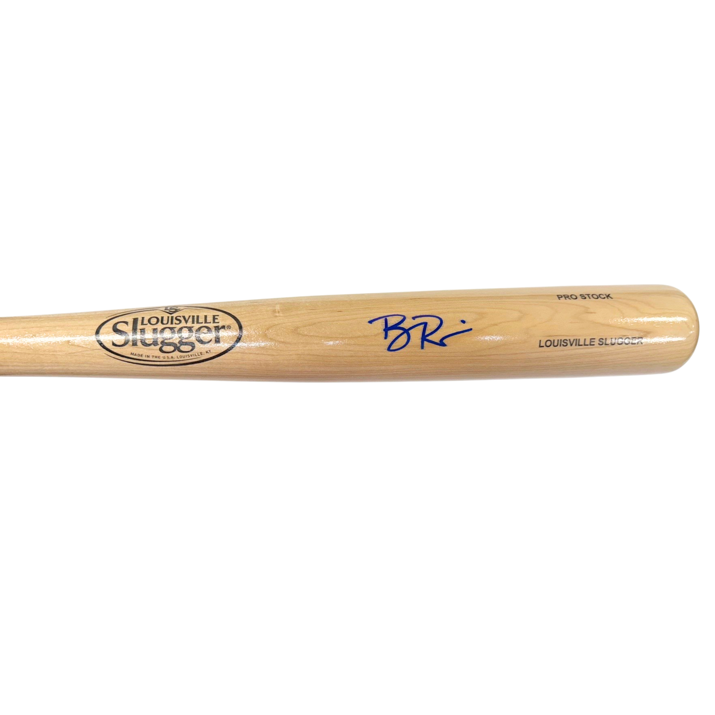 Ben Rice Autographed Blonde Louisville Slugger Bat