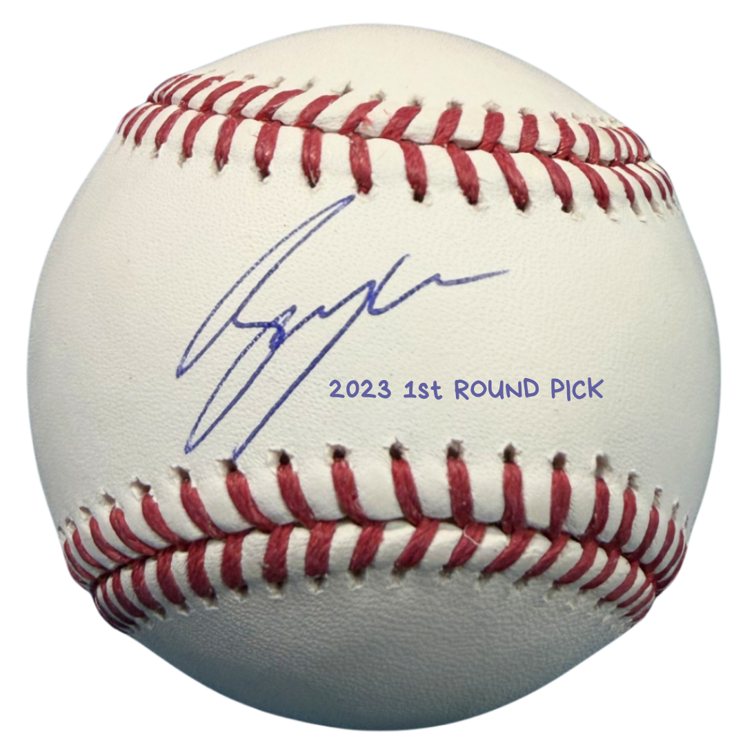 Bryce Eldridge "2023 1st Round Pick" Autographed Baseball