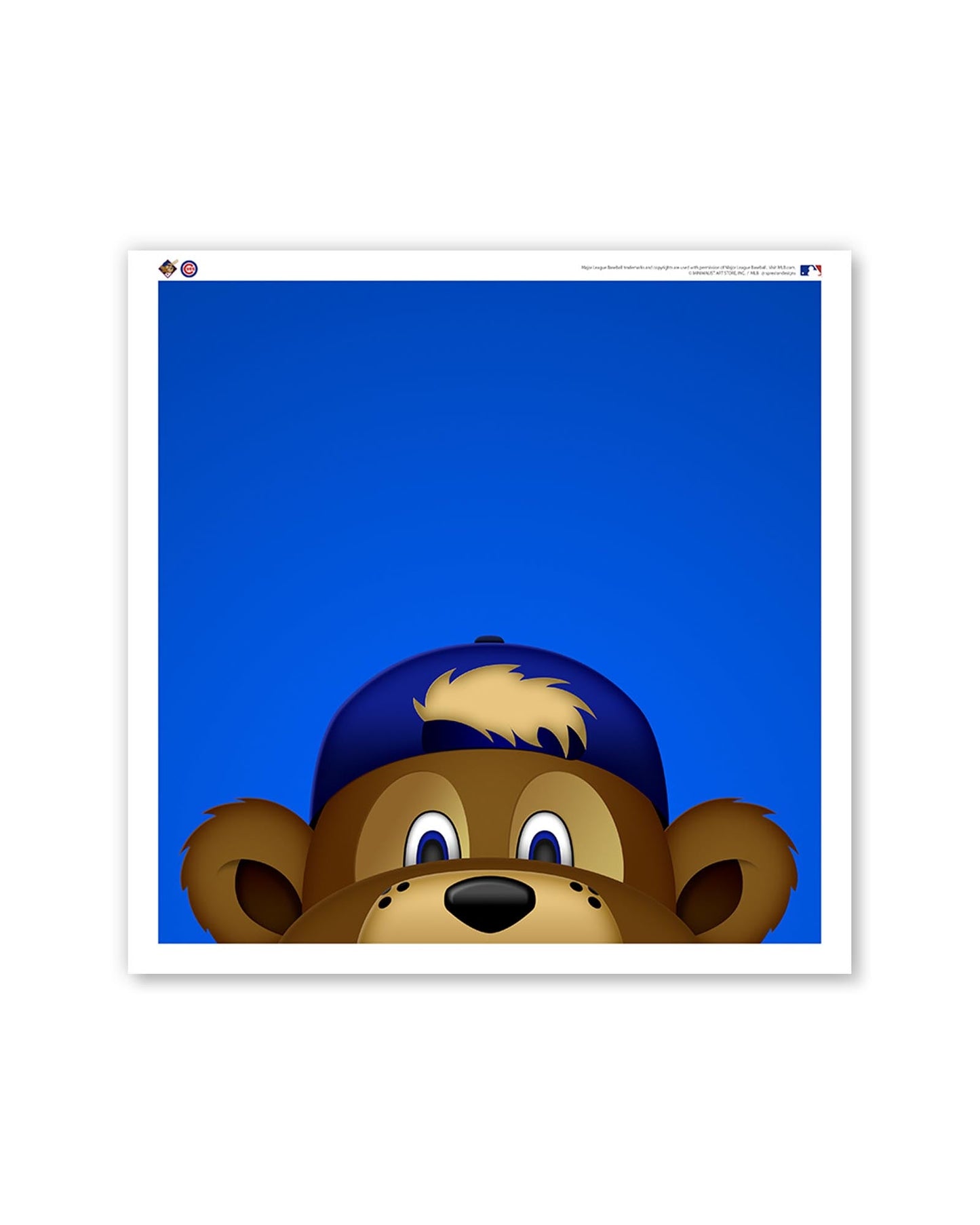 Minimalist Clark The Cub Art Print