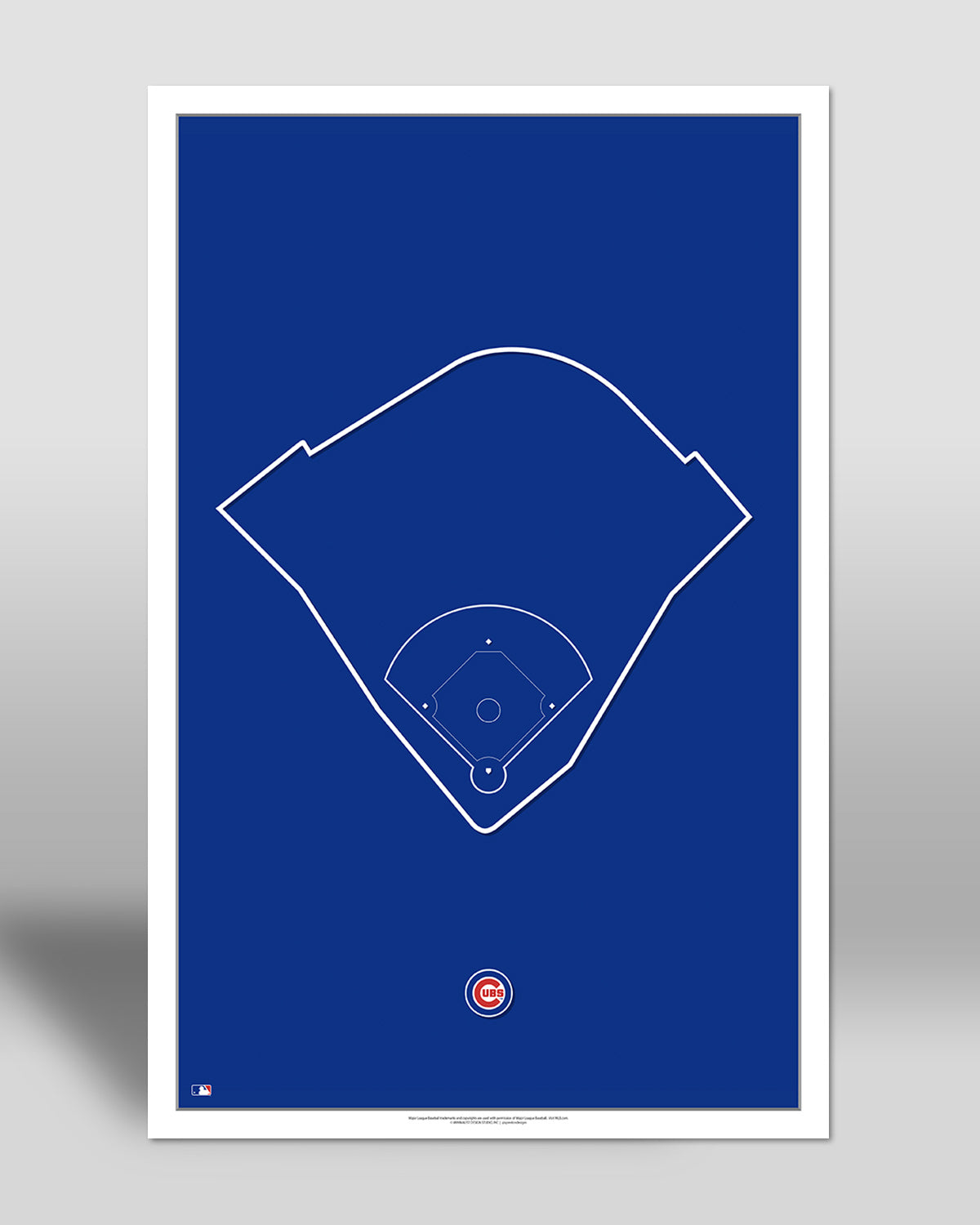 MLB Outline Ballpark - Wrigley Field