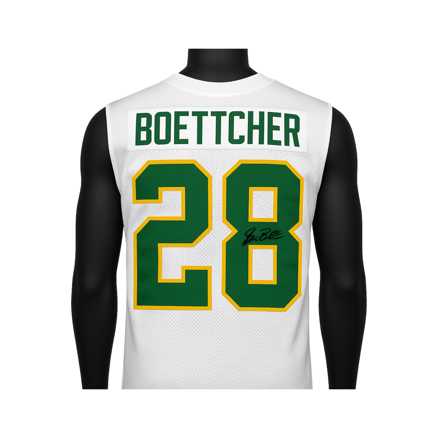 Bryce Boettcher Autographed White Custom Jersey