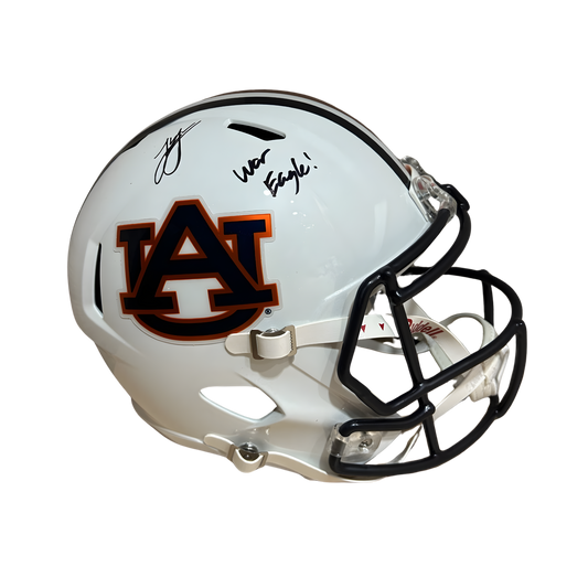 Jackson Arnold Autographed "War Eagle!" Auburn Replica Football Helmet