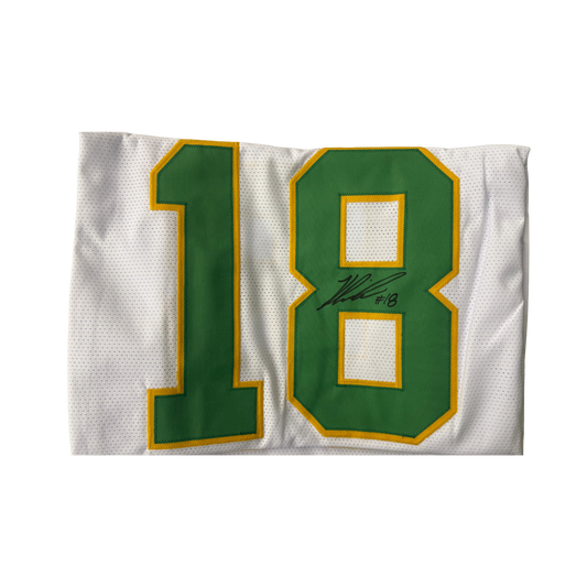 Kenyon Sadiq Autographed White Custom Jersey