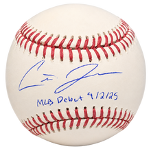 Carter Jensen Kansas City Royals Autographed "MLB Debut 9-2-25" Baseball