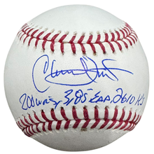 Chuck Finley Autographed "200 Wins, 3.85 ERA, 2,610 K's" Baseball