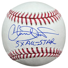 Chuck Finley Autographed "5x All-Star" Baseball
