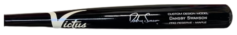 Dansby Swanson Autographed Victus Game Model Bat